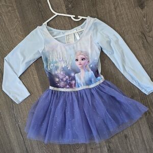 H&M Frozen Elsa Kids Costume Dress - Light Blue and Purple